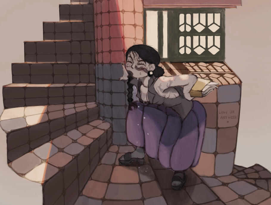 My entry for Keziedra's DTIYS of his OC Garlic!